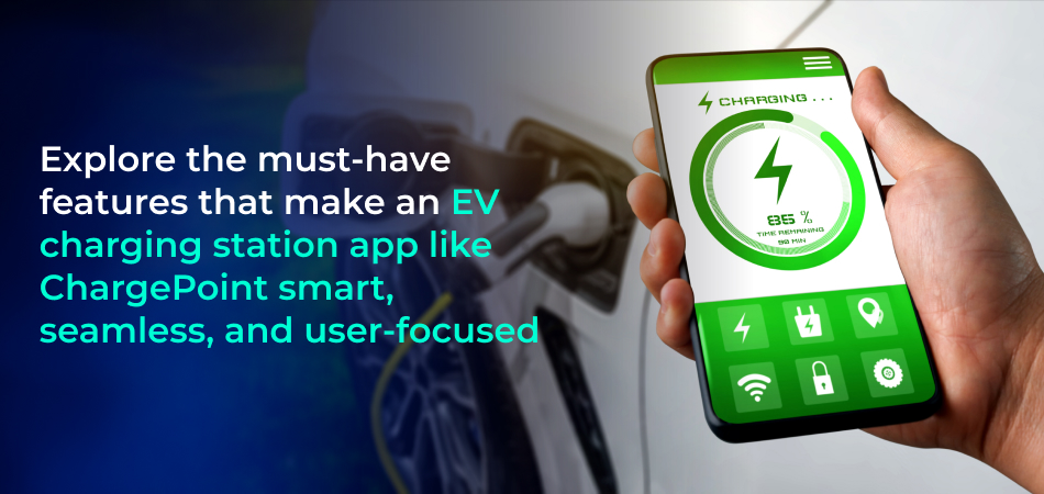 EV charging app features