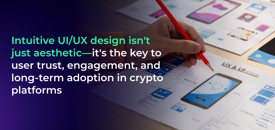 UIUX design for crypto platforms
