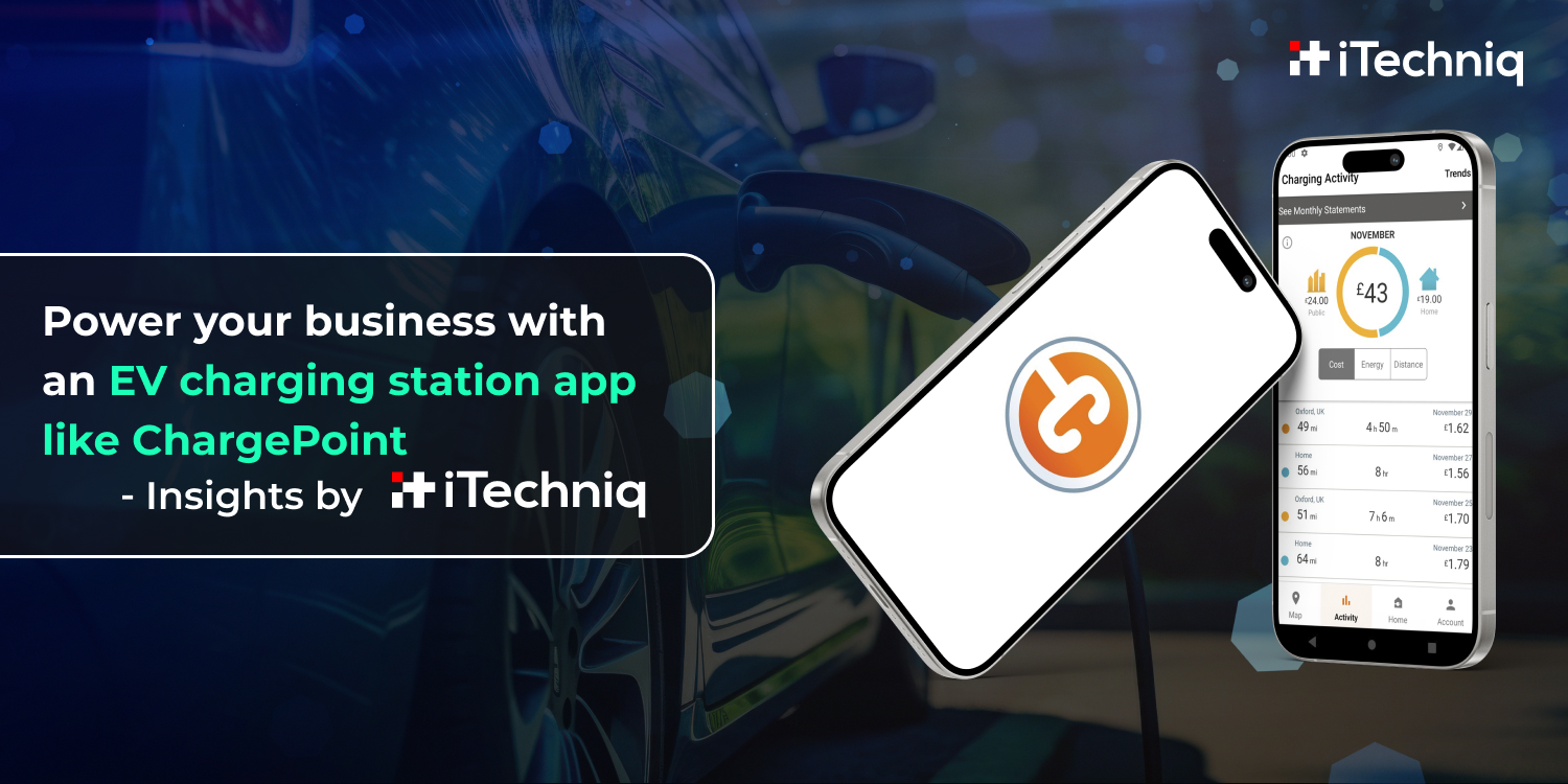 EV charging station app like ChargePoint